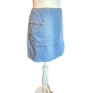 Ruff Hewn Y2K Women's Denim Skirt with Cargo Pocket Size 10